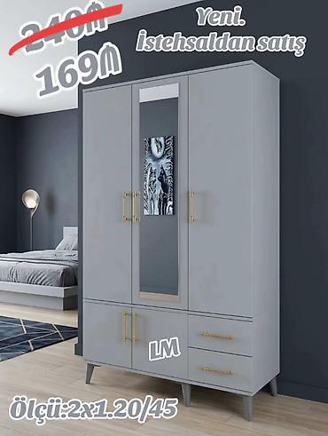 Üç qapılı dolablar laminatla Qiymət : 169₼ Ölçü : 2 x 1.20 x 45 lalafo.az -da Üç qapılı dolablar laminatla Qiymət : 169₼ Ölçü : 2 x 1.20 x 45