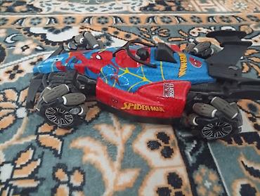 Игрушечная машина Spider‑Man (гоночный болид) состояние хорошее -