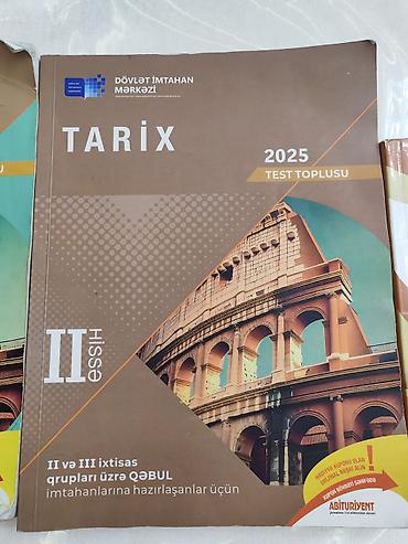 Тесты: Məhsul: Tarix üzrə hazırlıq vəsaitləri paketi Tərkib: - “Tarix – Test — 5