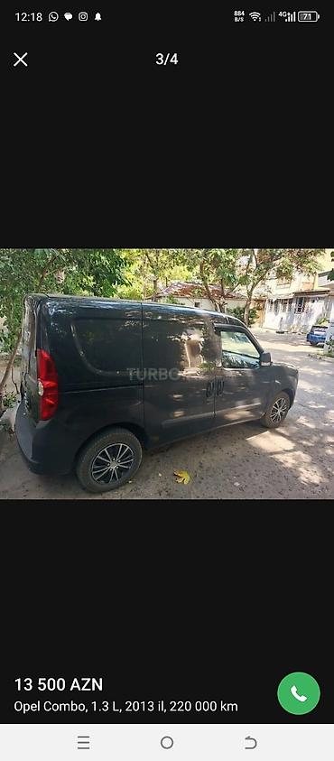 accent 2013: Opel Combo: 1.3 l | 2013 il 220000 km Van body type — 4