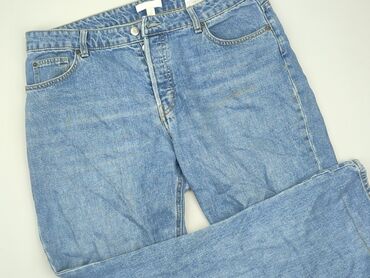 czarne spodnie jeans damskie: Джинси, H&M, 3XL, стан - Задовільний