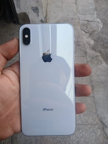 refurbished iphone xs max: IPhone Xs Max, 256 GB, Ağ, Zəmanət, Face ID