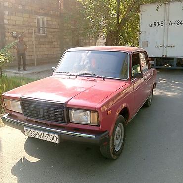 2107 lenkoran: VAZ 2107 (Lada Riva) – qırmızı sedən - Kuzov: 4 qapılı sedan, klassik — 6