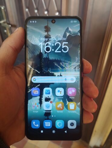 Xiaomi: Xiaomi Redmi Note 10, 128 GB, rəng - Boz, 
 Qırıq, Sensor, İki sim kartlı