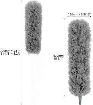 Kućna hemija i proizvodi za kuću: Teleskopski perjač za prašinu sa mikrovlaknom - Produživa drška do — 13