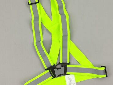Kamizelka odblaskowa w jaskrawym, fluorescencyjnym żółtym kolorze z
