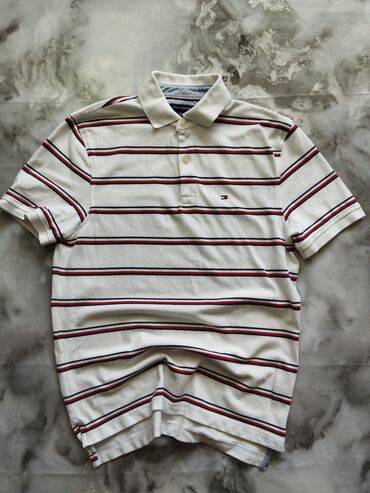 Футболки: Tommy Hilfiger polo сайз ХС по факту М-Л на рост 177 очень хорошо