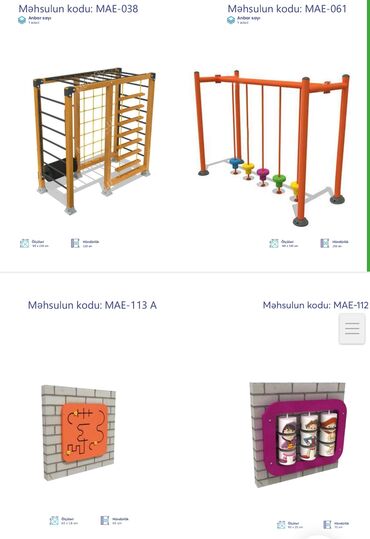 Manejlər: Uşaq oyun meydançası üçün peşəkar modul oyun kompleksləri Təklif — 21