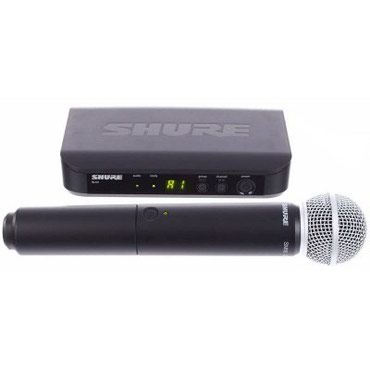 микрофон конденсаторный купить: Shure Blx24e/Sm58 K3 Это вокальная радиосистема линейки BLX с капсюлем