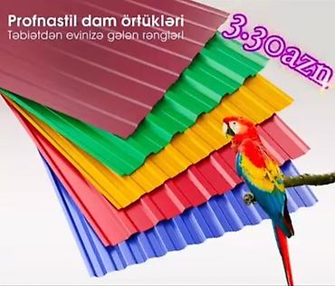 dam ortukləri kreditlə: Şifer, Dəmir, Yeni, Pulsuz çatdırılma, Zəmanətli, Kredit var — 1