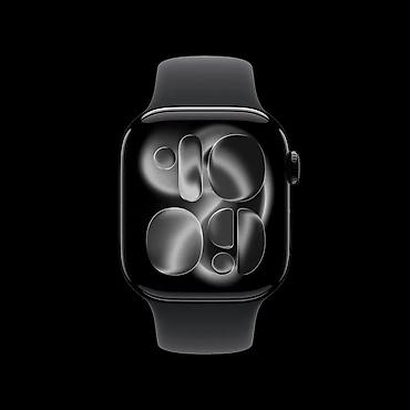 Aksesuarlar: Yeni, Smart saat, Apple, Sensor ekran, rəng - Qara — 2