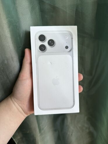 купить видеокарту в бишкеке бу: IPhone 17 Pro Max, 512 ГБ, Күмүш, Куту