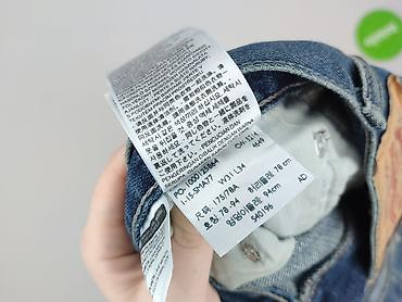 czarne levisy: Levi’s, Jeansy dla mężczyzn, rozmiar M — 4