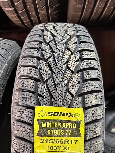 Шины и диски: Шины зимние шипованные SONIX Winter XPRO Studs 77 - Размер: 215/65 — 2