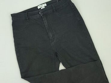 woskowane legginsy z wysokim stanem: PULL&BEAR, Jeansy damskie, rozmiar 2XL
