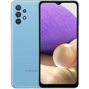 kupujem samsung: Samsung Galaxy A32, 128 GB, bоја - Svetloplava, Dual SIM, Face ID, Otisak prsta