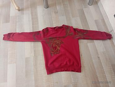 eşşək sudu kremi: Qırmızı sweatshirt Qızlar Üçün 10-13 Yaş - Rəng: parlaq tünd qırmızı — 1