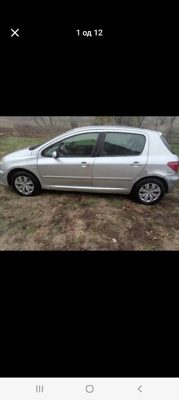Peugeot: Peugeot 307: 2 l | 2002 г. 8666 km Hečbek — 2