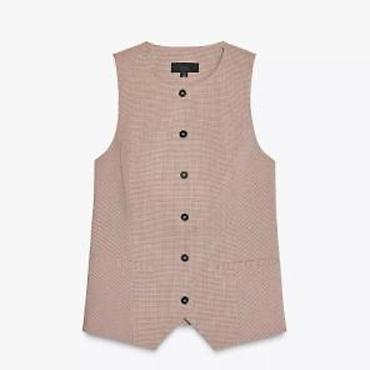 зара португалия: Приталенный жилет от Zara .Оргинал. Размер Xs-S.Новый — 2