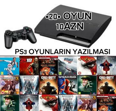 playstation 5 цена в баку: PlayStation 3 modellərinə oyunların yüklənməsi və servis xidməti