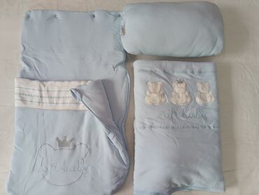 детский одежды: Комплект в коляску Конверт - уголок подушка и одеяло. Очень