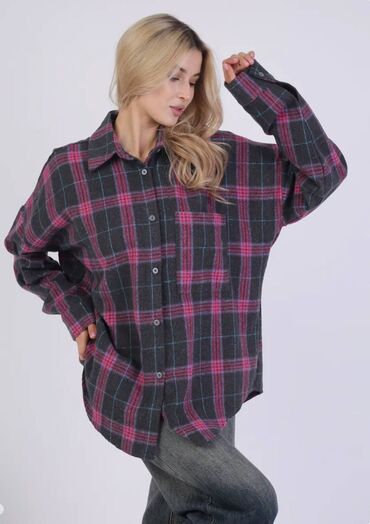 Рубашки: Новые флисовые рубашки на весну 1) one size 2—4) размеры s —м