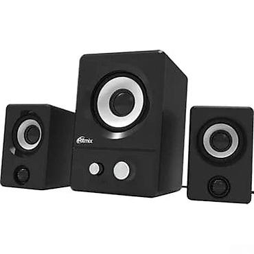mikrofon kalonka: Ritmix SP-2121 Black / 2.1 system, 9W (2*2W + 5W), USB, jack 3.5mm — 1