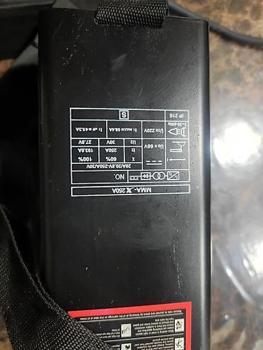 alət dəsti: MMA Inverter Qaynaq Aparatı – 250A - Model: MMA-X 250A - Giriş — 6