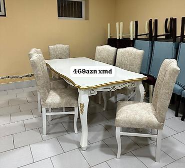 stolllar: Ağ-qızılı tonlarda klassik yemək dəsti. Dəst 1 ədəd düzbucaqlı süfrə — 1