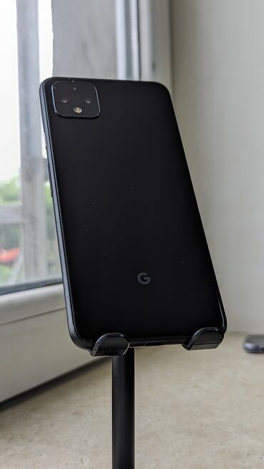 бу телефон: Google Pixel 4 XL, Б/у, 128 ГБ, цвет - Черный, 1 SIM, eSIM