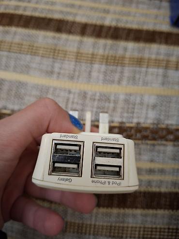 ipod touch: USB Power Adapter – 4 USB çıxışlı şarj cihazı - Model: CT46X-UN1 - — 2