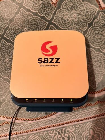 sazz modem: Sazz LTE Technologies şirkətinin istehsalı olan simli router. Evdə və