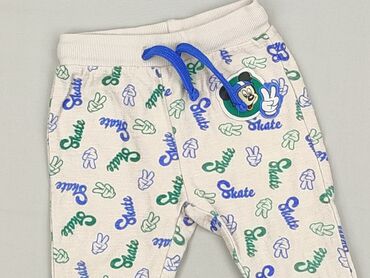spodnie z zamkiem w kroku: Sweatpants, 6-9 months, condition - Perfect