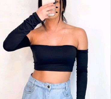 pamučne majice dugih rukava: 2XS (EU 32), Lycra, Single-colored, color - Black