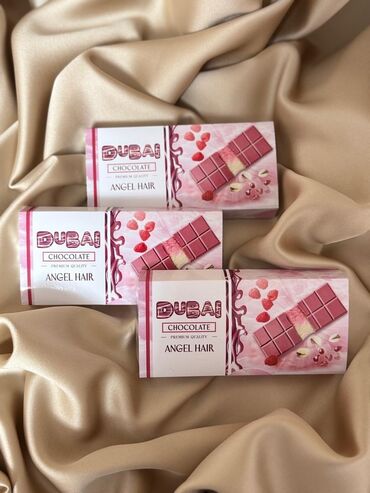 Кондитерские изделия, сладости: Дубайский шоколад с фисташковой пастой 220гр - 900сом Шоколад Волосы — 27