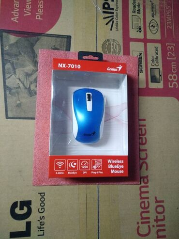 Компьютерные мышки: Беспроводная мышь Genius NX-7010 интерфейс подключения: Bluetooth, USB