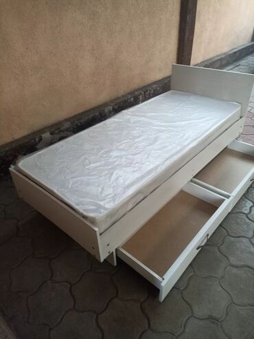 кровать двухъярусная металлическая цена: Односпальная Кровать, Новый