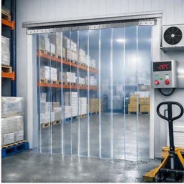 lidl kućni aparati: Industrijske PVC Trakaste Zavese za Magacine i Hladnjače (Po Meri) — 1