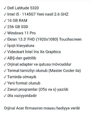 Dell: Dell Latitude, 13.3 ", Intel Core i5, 256 GB — 1