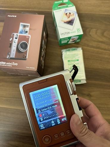 oculus plus qiymeti: Fujifilm Instax mini Evo (Brown) – hibrid ani fotoaparat 1 ay əvvəl — 2