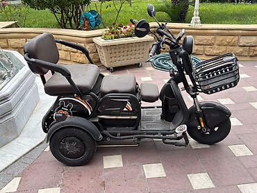 skuter motor elektrik: Elektrikli üçtəkərli skuter – çoxoturacaqlı, şəhərdaxili rahat — 5