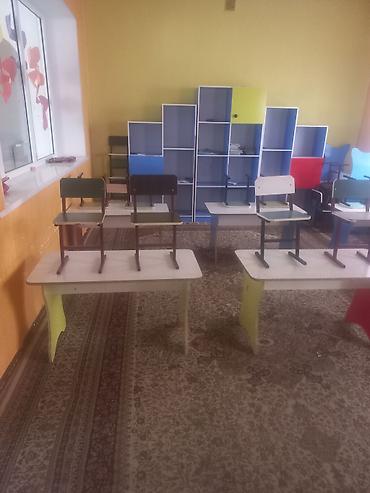 Детские гарнитуры: Детская мебель для группы/детской комнаты Комплект включает: - — 8