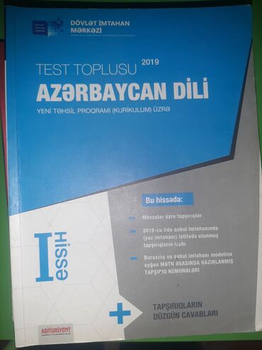 Azərbaycan dili DİM 2019 1ci hissə