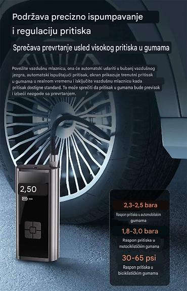 Auto oprema: Nova bežična pumpa sa velikim LCD ekranom i nastavcima za pumpanje — 1