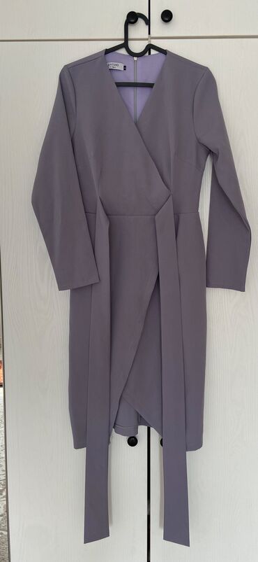 цвет нежный платье цвет: Вечернее платье, Средняя модель, С рукавами, S (EU 36)