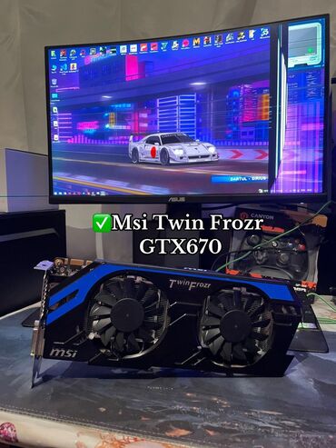 rtx 4070 ti qiymeti: Videokart MSI GeForce GTX 670, < 4 GB, İşlənmiş