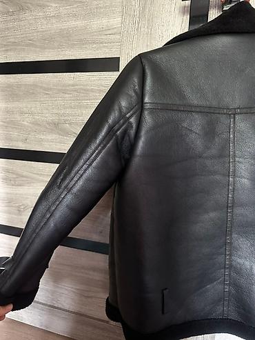 Кожаные куртки: Кожаная куртка, Классическая модель, Экокожа, С утеплителем, Стандарт — 9