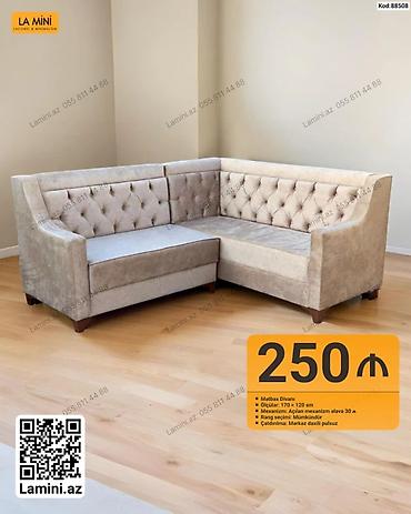 Диваны: Mətbəx divanı – La Mini - Ölçülər: 170 x 120 sm - Mexanizm: Açılan — 1