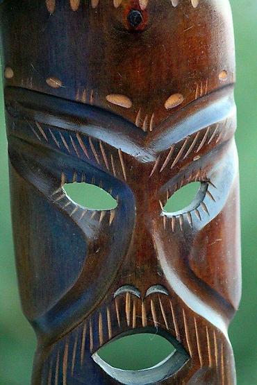 Ostali antikviteti: Maska AFRIČKA umetnost 30cm. Mid-Century. ORIGINAL. Afrička maska — 3