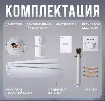 Воздуходувка: Вентилятор Настольный, Лопастной — 2